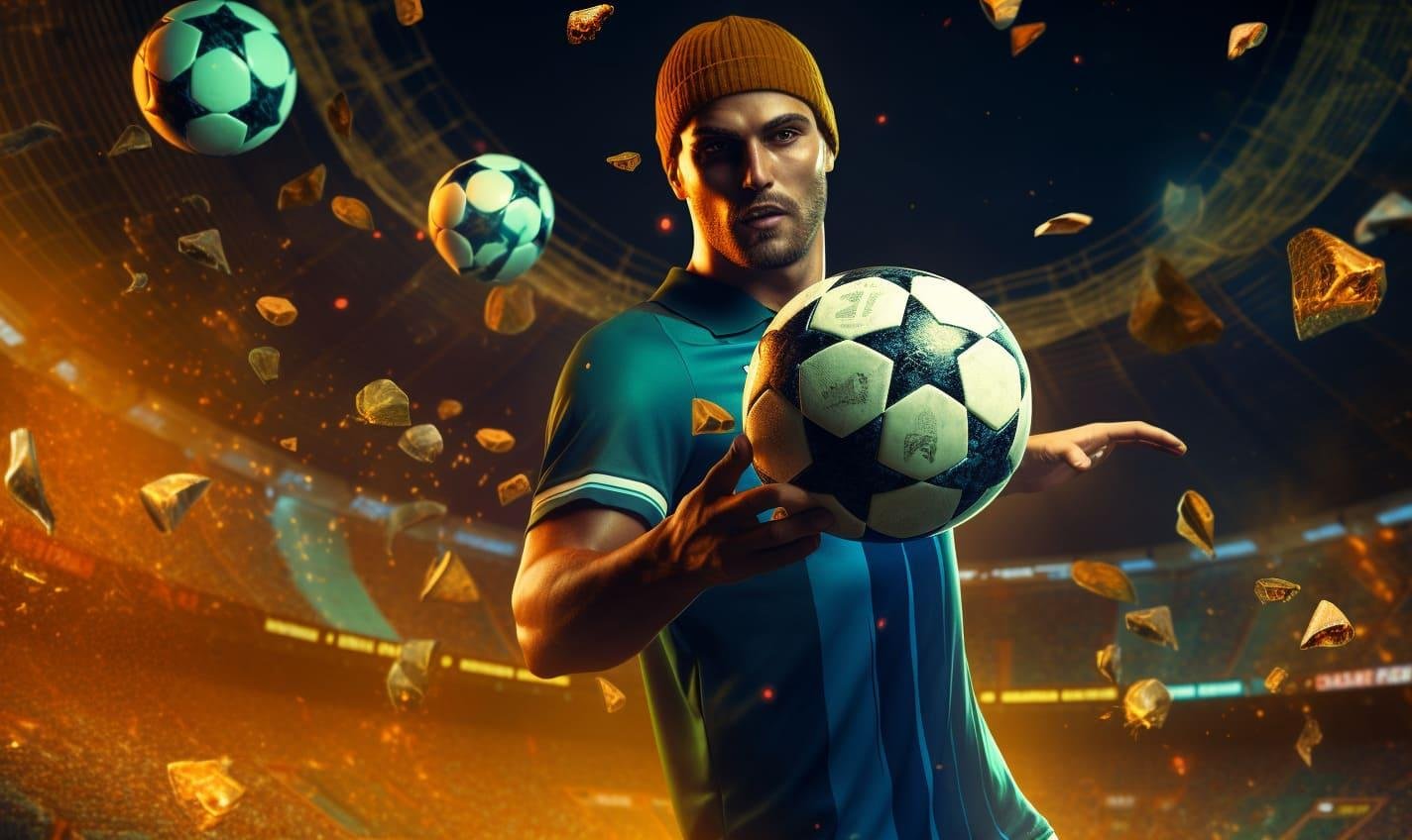 Simulasi pertandingan virtual sports dengan animasi modern